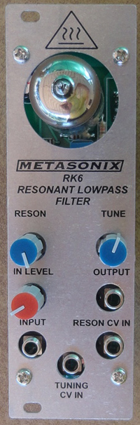 RK6: Resonant Lowpass Filter