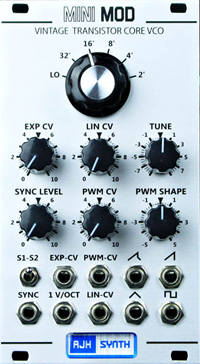 MiniMod Vintage Transistor Core VCO: Silver