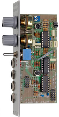 A-143-9 Voltage Controlled Quadrature LFO: Side View