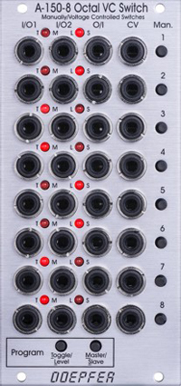A-150-8 Octal Manual/Voltage Controlled Programmable Switches
