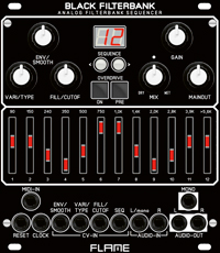Black Filterbank: Analog Filterbank Sequencer