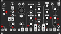 Grayscale Alternate Panel: Make Noise 0-Coast (Black)
