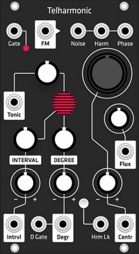 Grayscale Alternate Panel: Make Noise Telharmonic (Black)