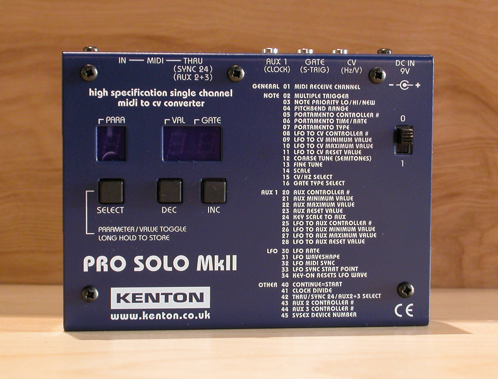 Kenton Electronics Pro Solo mkII | Analogue Haven