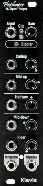 Flexshaper: Voltage Mapper & Waveshaper (Black)