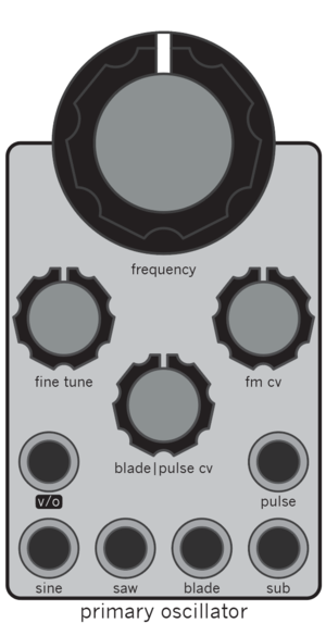 primary oscillator controls