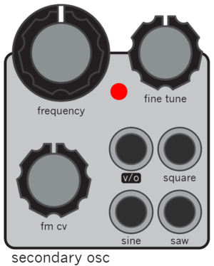 secondary oscillator controls