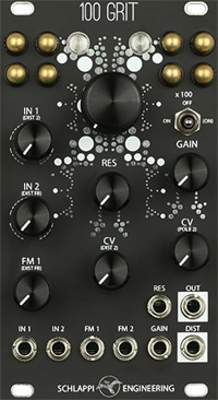 100 Grit: Touch Controlled Distortion (Black Panel)