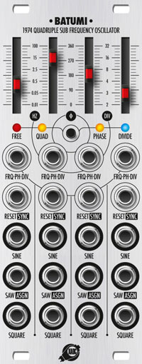 Batumi: Quadruple Low Frequency Oscillator Model Of 1974